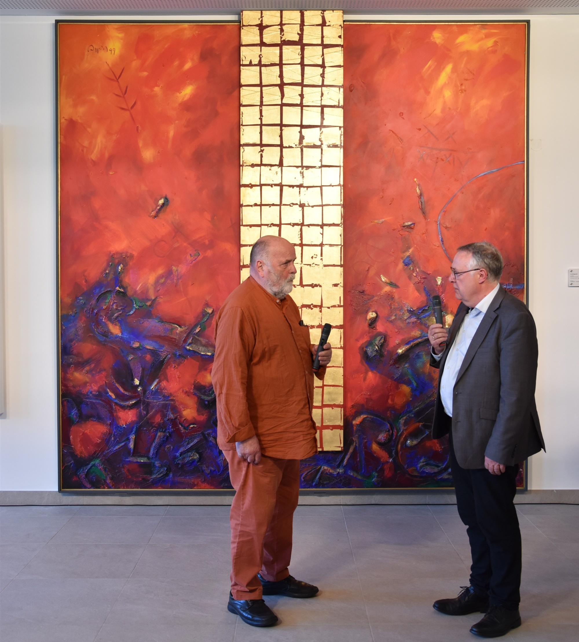 Appold und Oetterer vor 'Weltgericht'